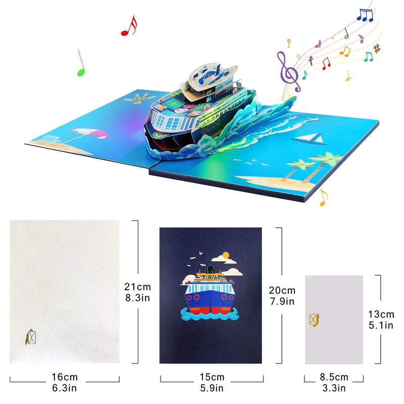 Musical 3D Pop-Up Birthday Card