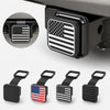 2-Inch Trailer Hitch Receiver Cover with American Flag Design