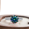 Lab-Created Moissanite Diamond Ring