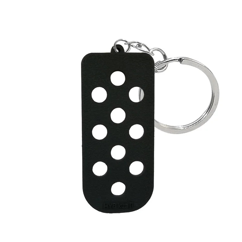 Silicone Shoe Charm Holder Keychain Board