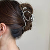 Gold S-Shaped Metal Hair Claw