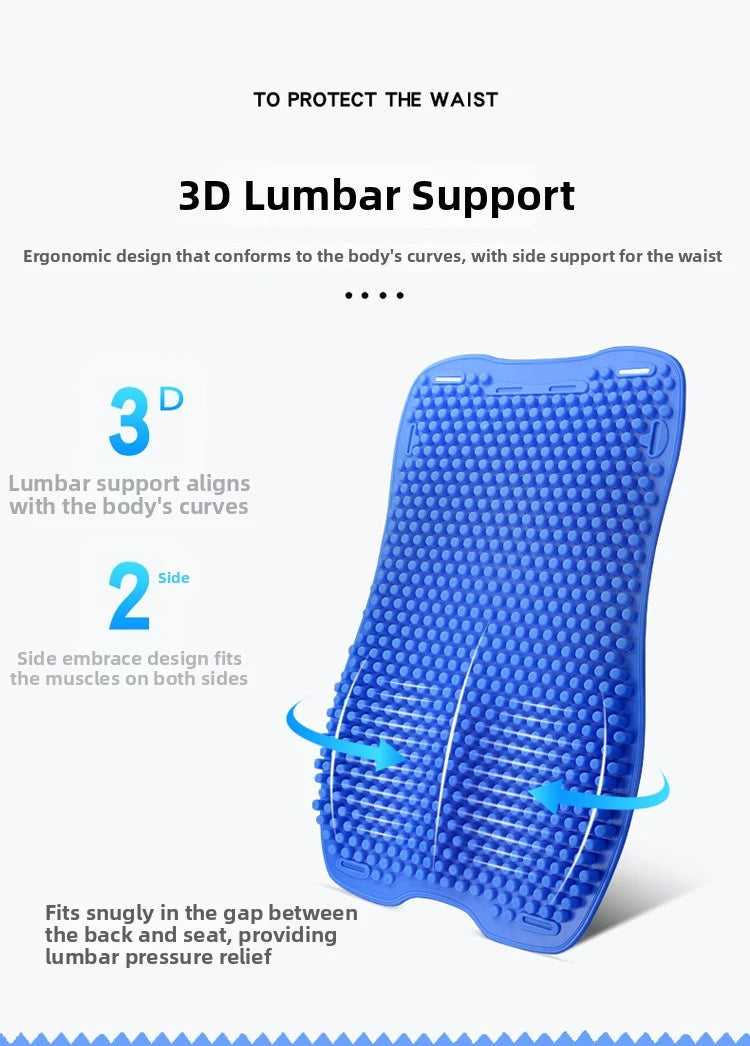 Cooling Gel Seat Cushion with Honeycomb Support