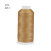 Spool of gold-colored heavy-duty nylon bonded thread, color code 661.