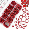 Silicone O-Ring Assortment Kit for Plumbing, Auto Repair, and Sealing Applications