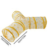 Foldable Interactive Cat Tunnel with Crinkle Sound