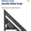 7-Inch Aluminum Alloy Triangle Ruler for Precision Marking