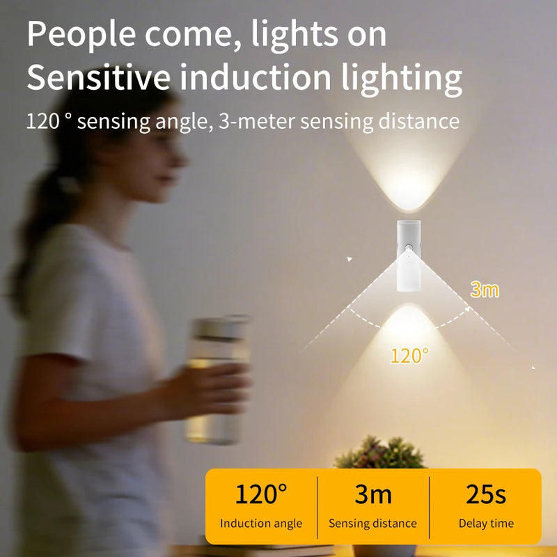 Magnetic Motion-Sensor Night Light