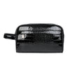 Men's PU Leather Clutch Wallet with Zipper Closure