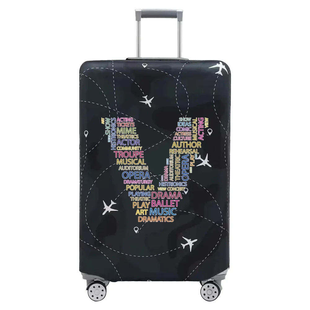 Stretch Fabric Luggage Cover for Suitcases (18-32 Inch)