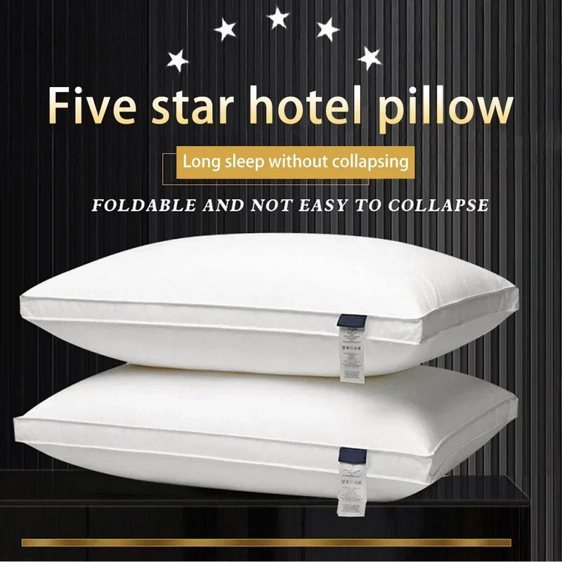 Almohada de Hotel 5 Estrellas con Soporte Ergonómico para el Cuello