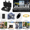 A black magnetic key hider box designed for under-car storage, shown alongside various keys and accessories.