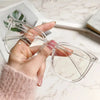Retro Oval Anti-Blue Light Glasses