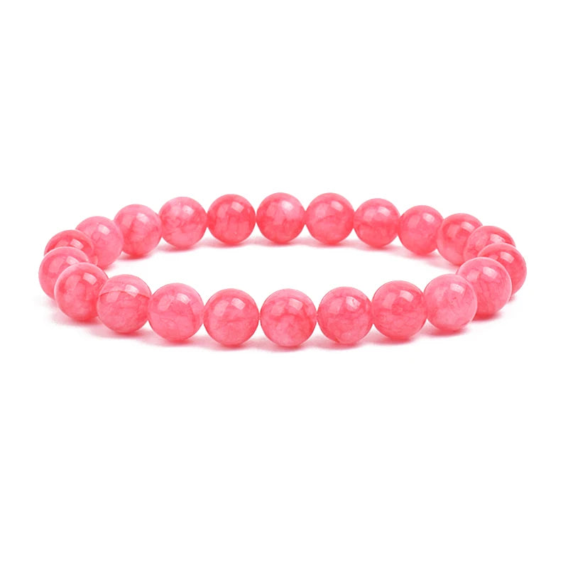 Armband aus Natursteinperlen