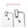 Stainless steel wire rope clamp with a hexagonal wrench for tightening