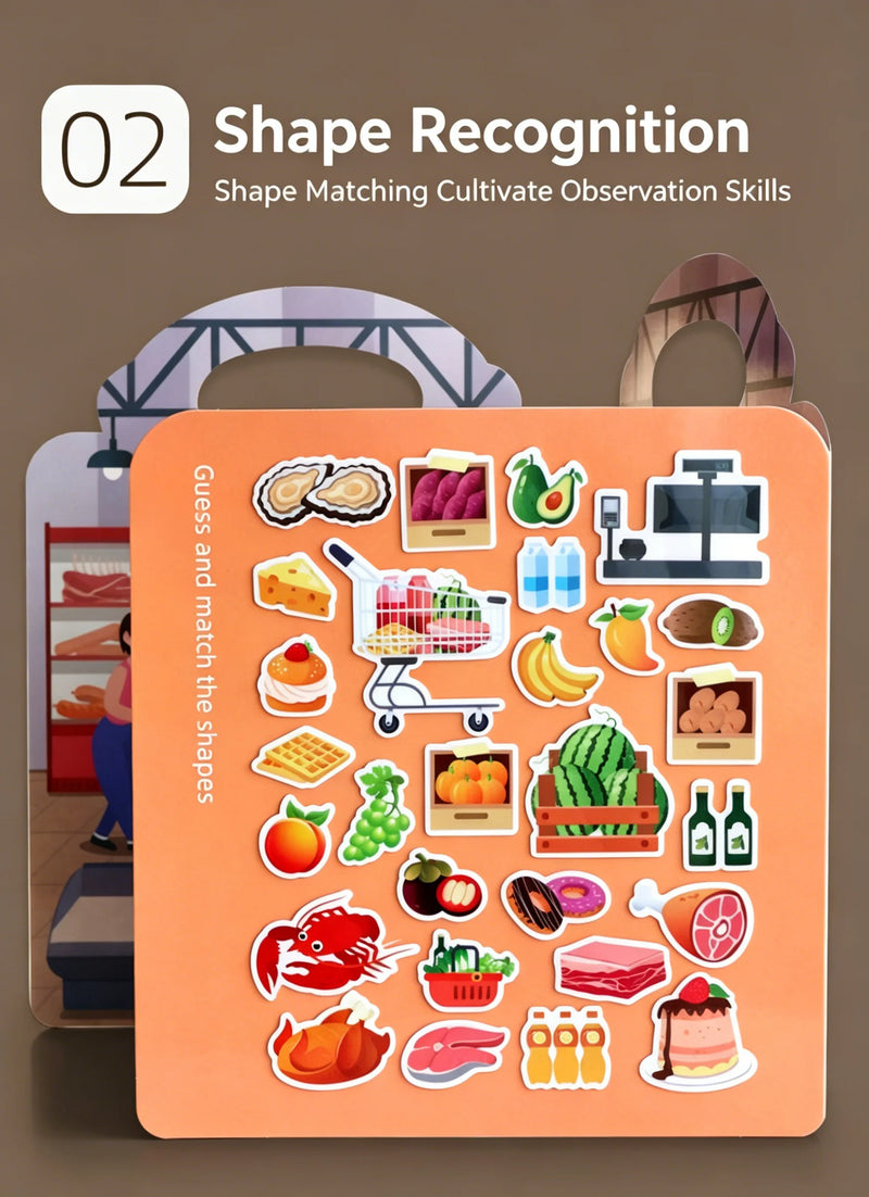 Reusable Sticker Activity Books (6-Pack)