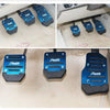 Aluminum Pedal Covers for Manual Transmission Cars
