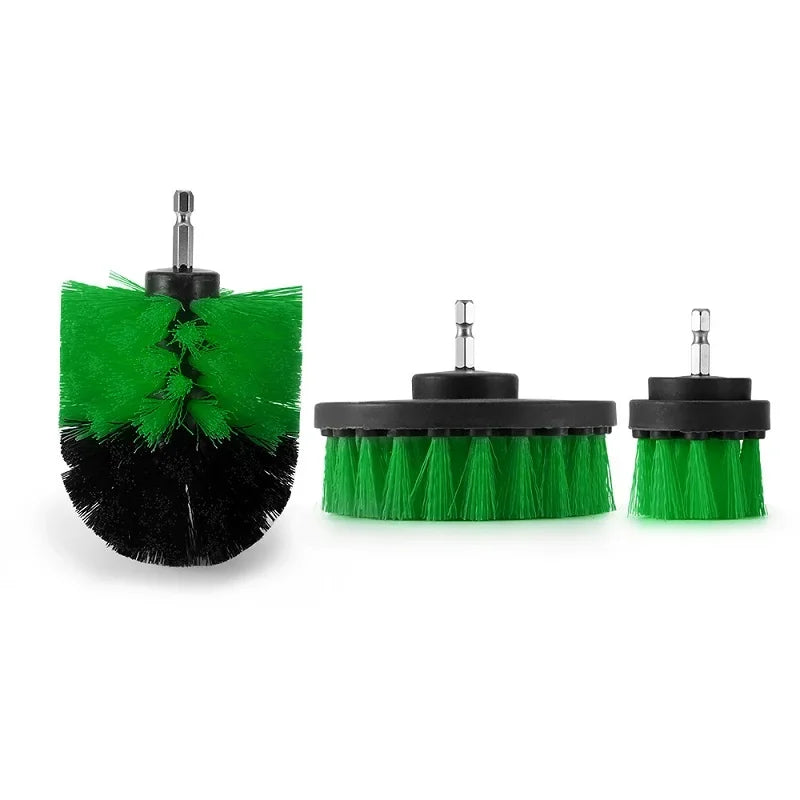 Cordless Drill Scrubber Brush Kit (3-Piece Set)