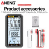 AnENG 620A Smart Multimeter with accessories including instruction manual, temperature line, and watch pen line.