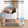 Smart Automatic Open-Top Cat Litter Box with App Control