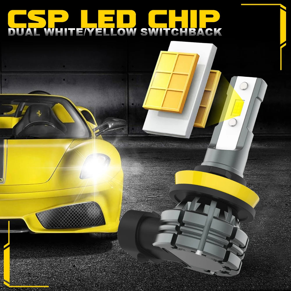 LED Fog Light Bulbs with 12,000 Lumens