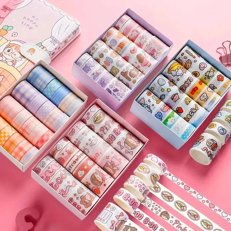 Colección de Cinta Washi Kawaii - 20 Rollos