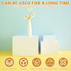 Stackable white acrylic display risers used for elevating desserts or party items.