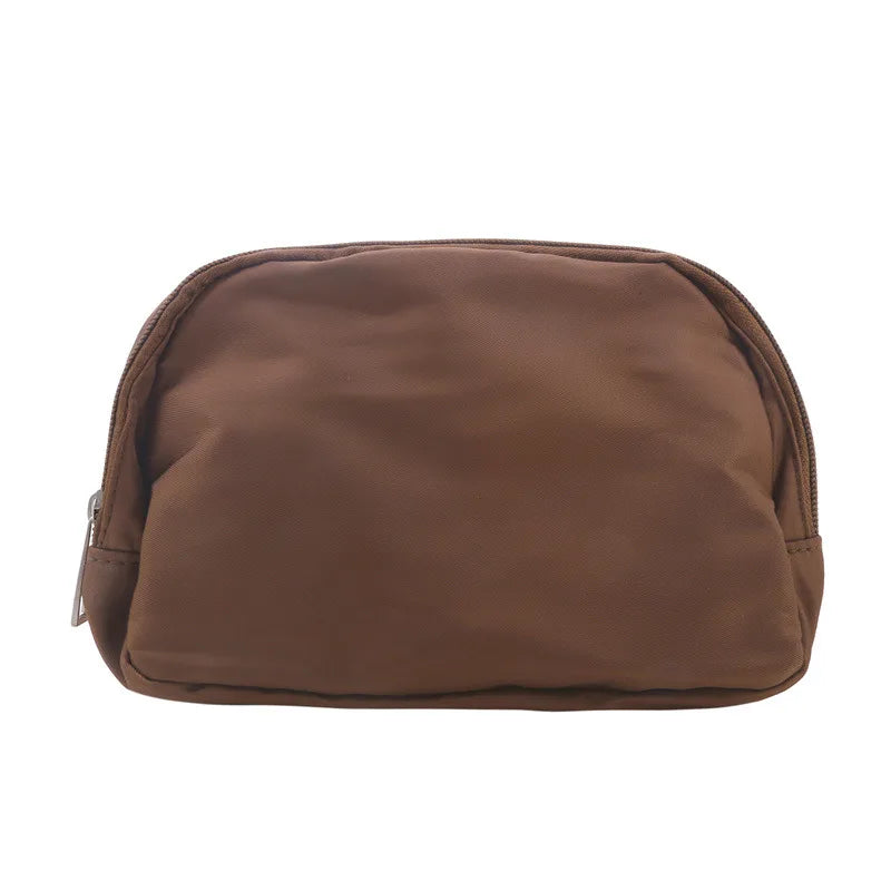 Versatile Nylon Waist Pack with Zippered Pockets
