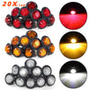 A collection of various compact LED side marker lights for trucks and vehicles shown in different configurations.