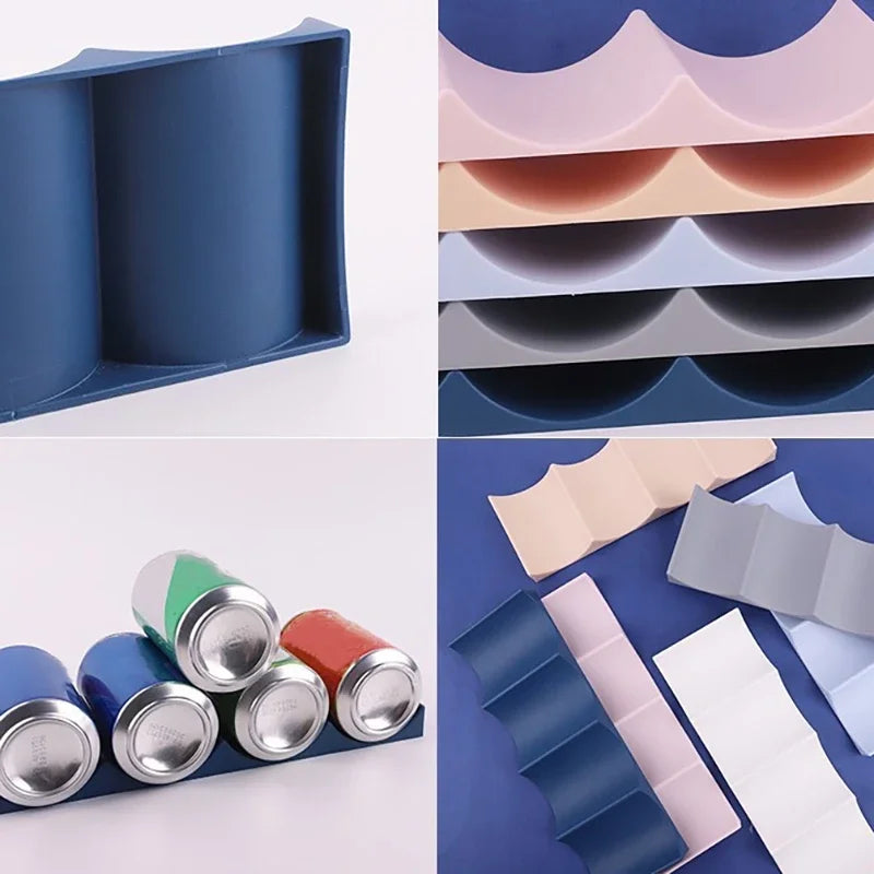 Stackable Plastic Wine Bottle Storage Rack