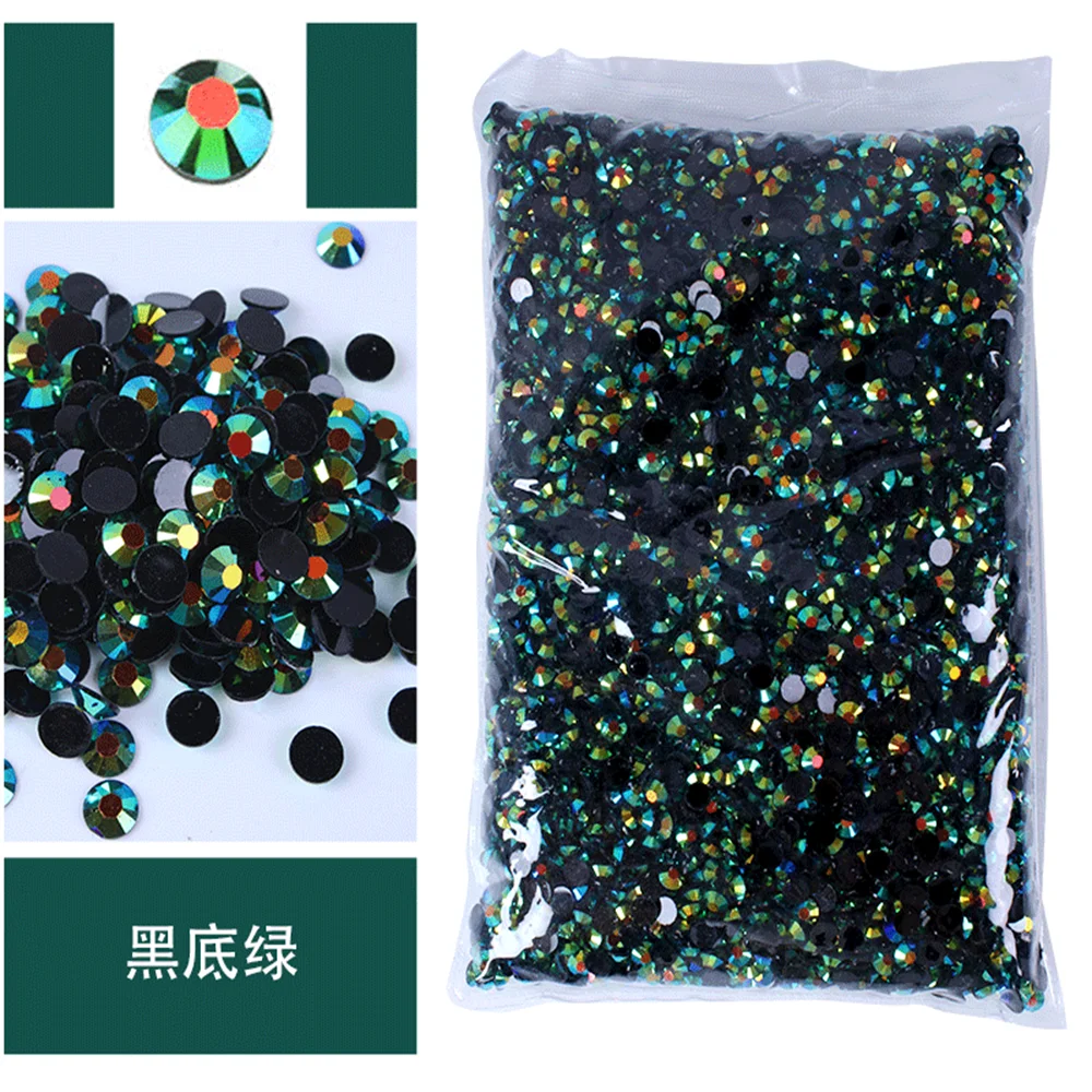 Jelly AB Flatback Resin Rhinestones (2-6mm)