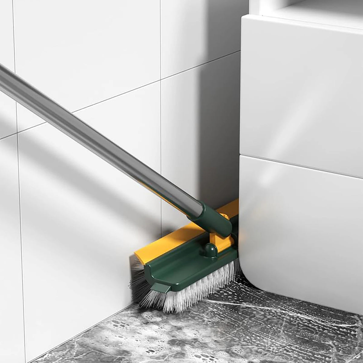 180° Rotating Hard Bristle Crevice Cleaning Brush