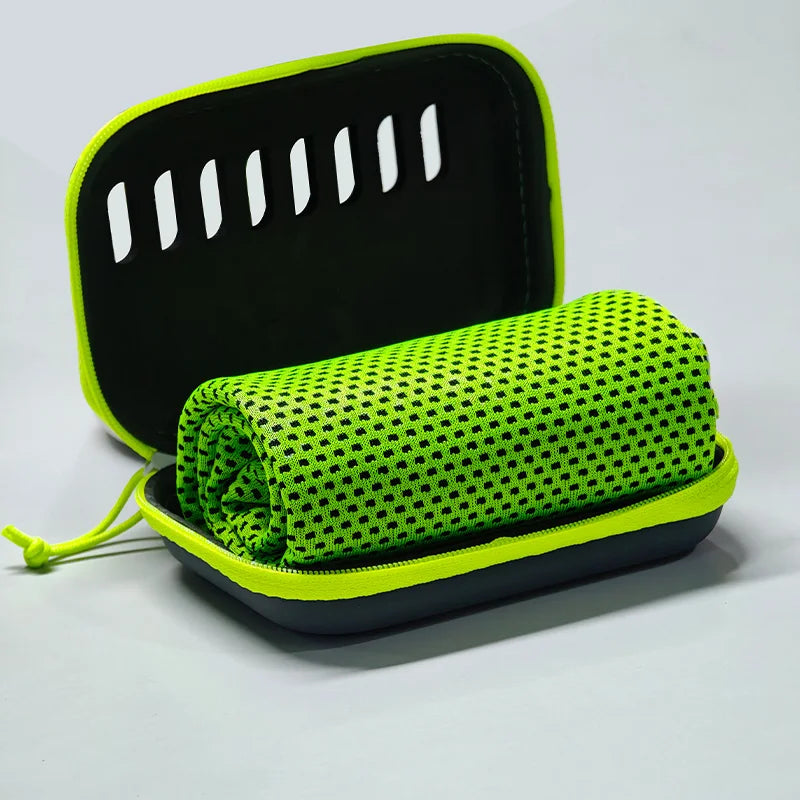 Compact Cooling Towel with Travel Pouch