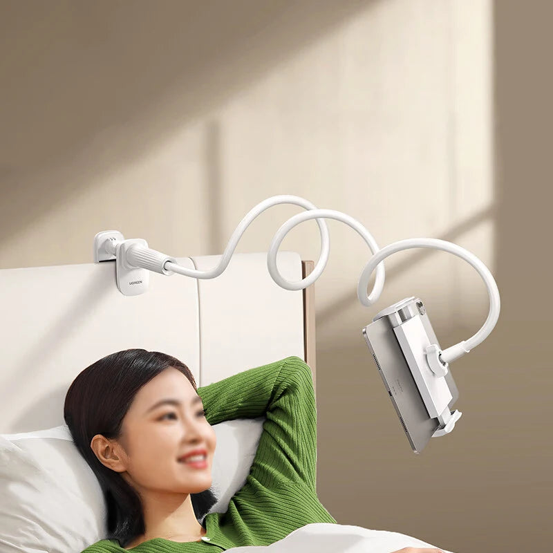 Flexible Gooseneck Tablet Holder for Bed, Desk & Travel
