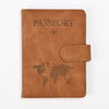 PU Leather Passport Holder with Credit Card Slots