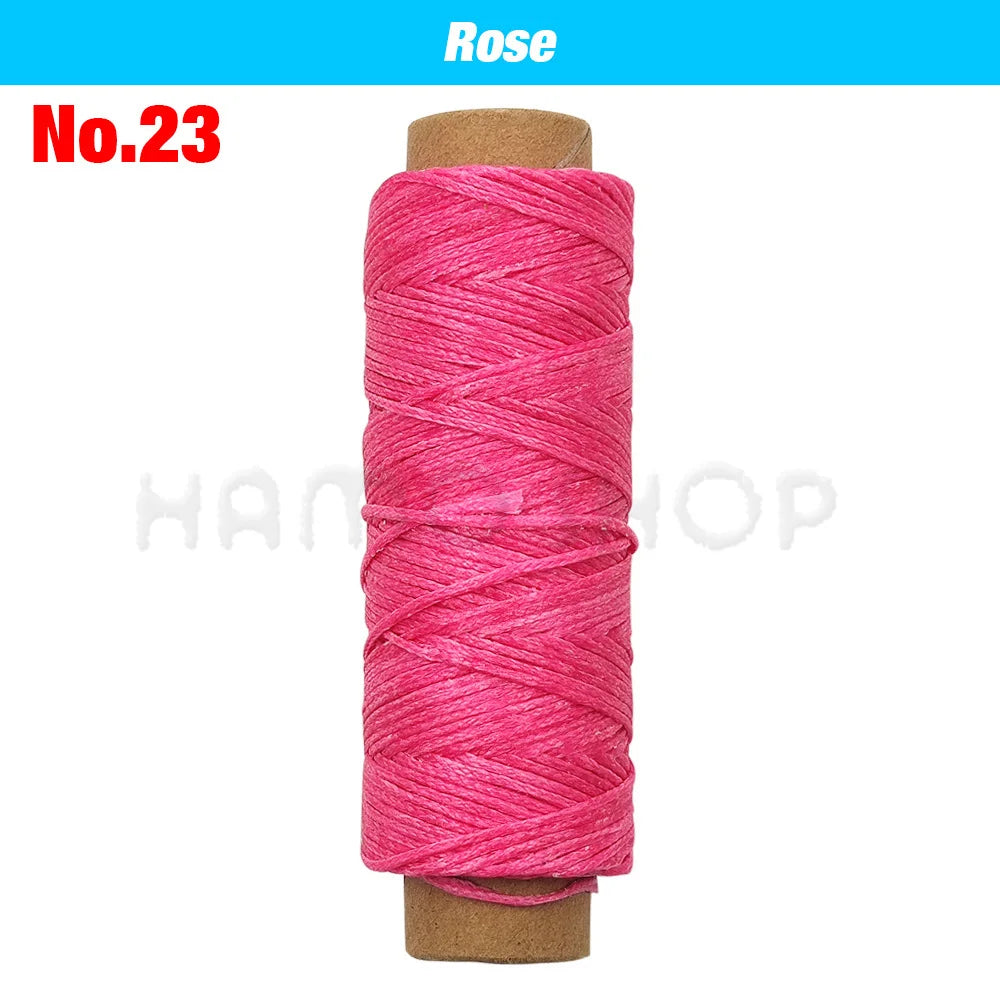 Flat Waxed Polyester Thread for Leathercraft and Sewing