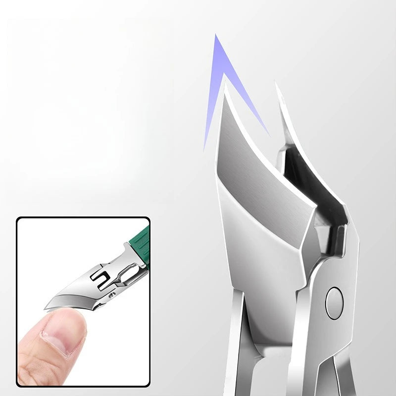 Precision Slant-Edge Stainless Steel Nail Clipper