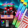 2-Pack LED Whip Lights with App & Remote Control