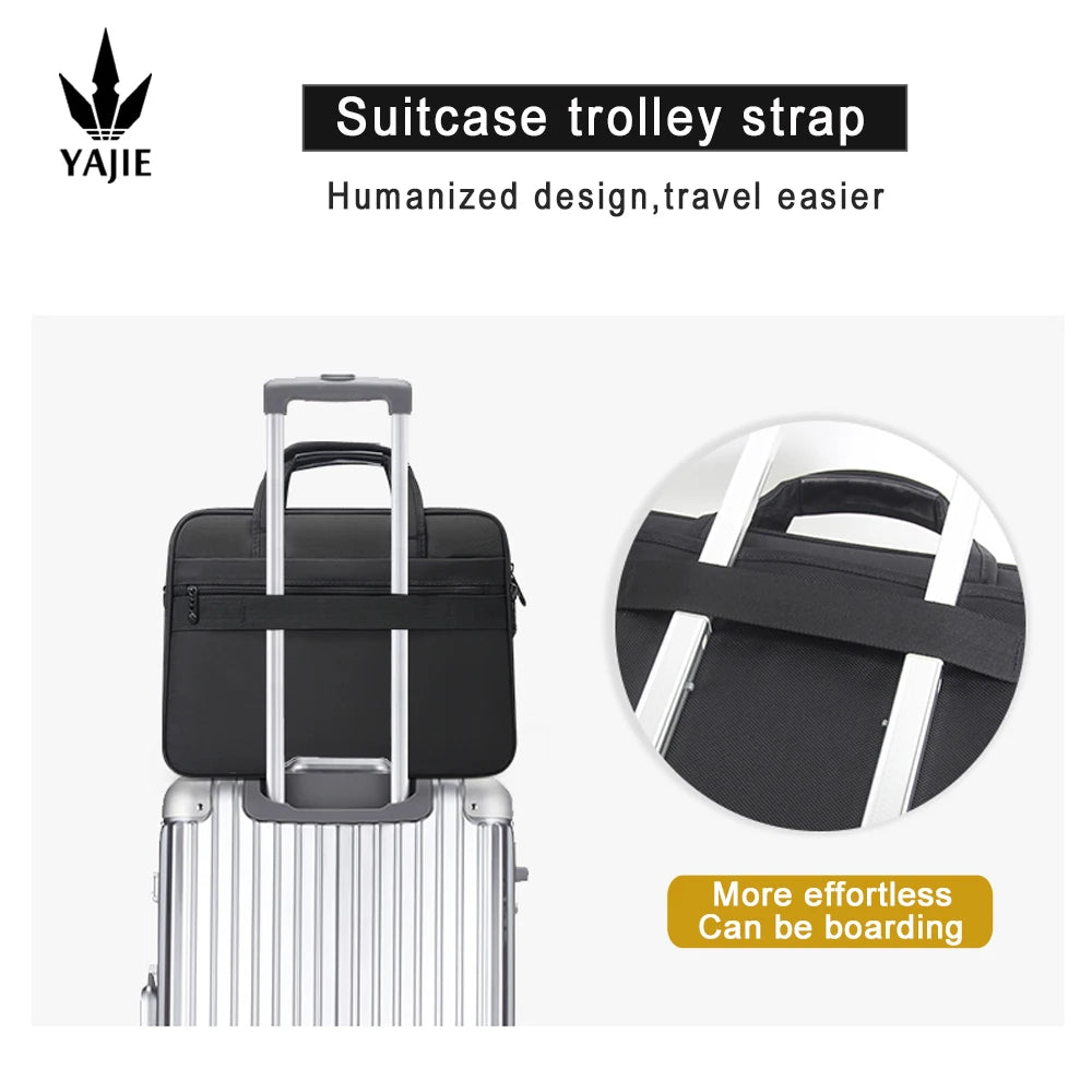 Durable Canvas Messenger Bag for Laptops Up to 19 Inches