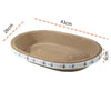 Oval Corrugated Cat Scratcher & Bed