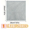 Chiffon de Nettoyage en Maille d'Acier Inoxydable Haute Résistance