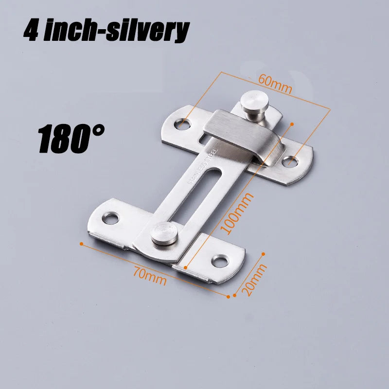 Stainless Steel Hook and Eye Door Latch
