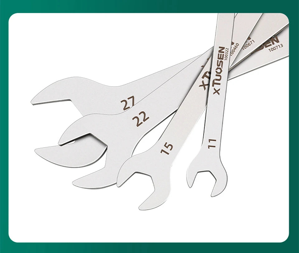Ultra-Thin Dual-End Open Wrench for Tight Spaces