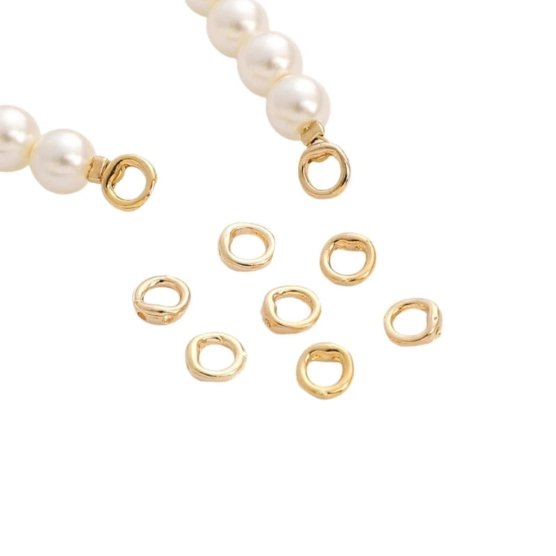 Double Hole Connector Rings for Jewelry Making