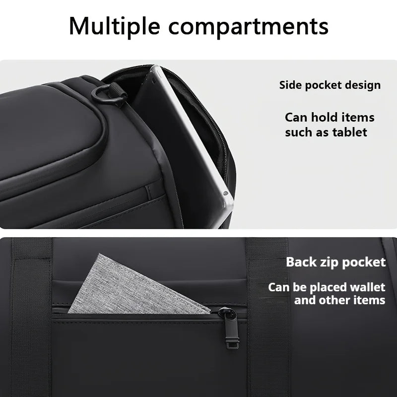 Large Capacity Travel Duffel Bag for Men — Spacious Gym & Weekend Overnight Bag