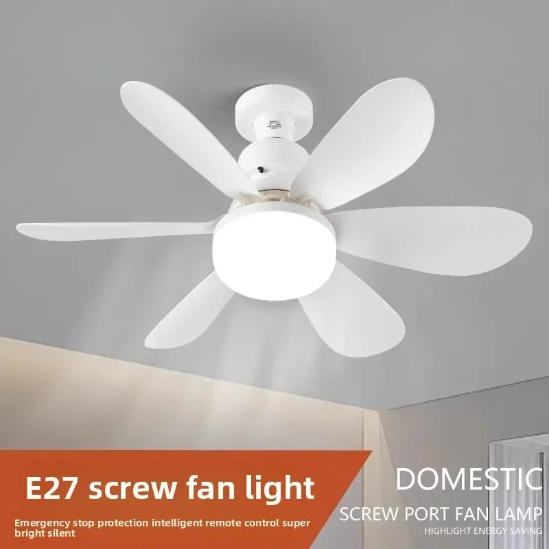 Ventilateur de Plafond Moderne avec Éclairage LED Dimmable & Télécommande
