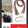 Cherry Charm Bag Chain with Pendant