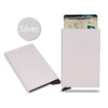 Slim RFID-Blocking Metal Wallet