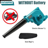 Cordless 18V Leaf Blower with Adjustable Nozzle