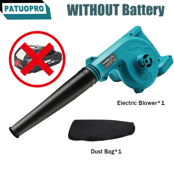 Cordless 18V Leaf Blower with Adjustable Nozzle