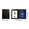 RFID-Blocking Leather Passport Holder with Card Slots